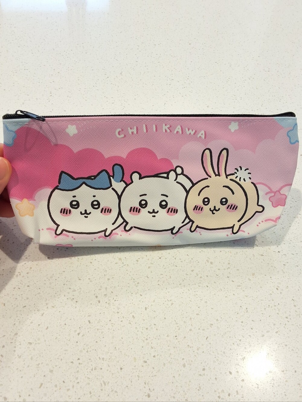 Chiikawa Hachiware Usagi Makeup Bag Pencil Pouch Double Sided, NEW